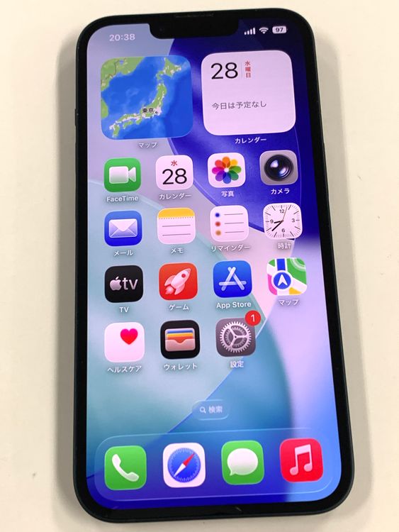 ����86%SIM�ե꡼ iPhone14  256GB �ߥåȥʥ���