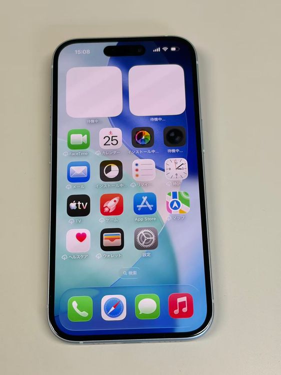 �ڥ�Х���BOX�ۿ���Ʊ�� ����91%SIM�ե꡼ iPhone15 128GB �֥롼