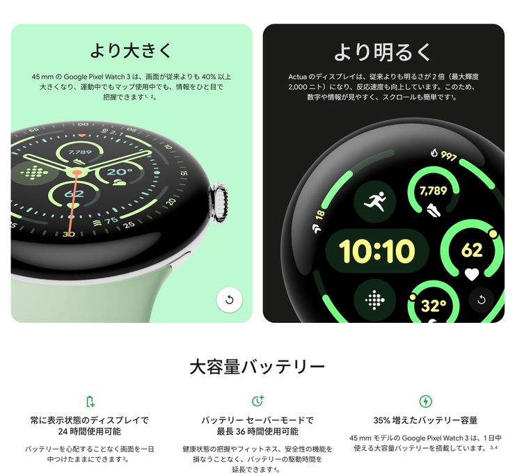 �ڿ��� ̤�����ʡ� SIM�ե꡼ Google Pixel Watch 3 LTE��ǥ� 41mm