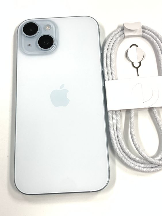 �ڥ�Х���BOX��̤���� ����100%SIM�ե꡼ iPhone15 128GB �֥롼
