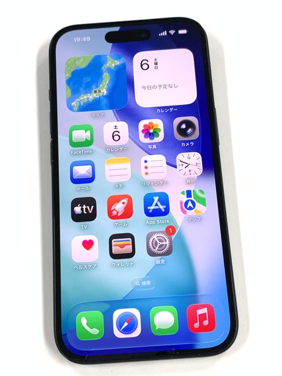 �ڥ�Х���BOX�� ����93%SIM�ե꡼ iPhone15 128GB �֥�å�