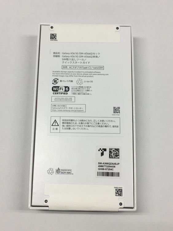 �ڿ���̤�����ʡ� Samsung Galaxy A36 5G SIM�ե꡼�å������� �ۥ磻��