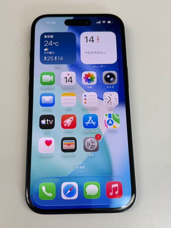 �ڥ�Х���BOX������ ����91%SIM�ե꡼ iPhone15 128GB �֥�å�