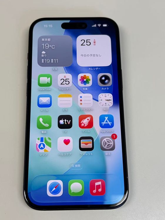 �ڥ�Х���BOX������ ����93%SIM�ե꡼ iPhone15 128GB �֥�å�