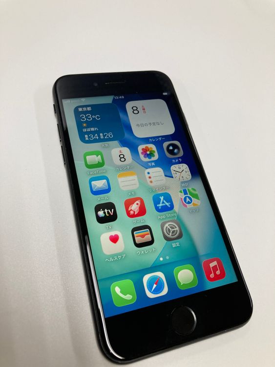 �ڥ�Х���BOX�� ����89��SIM�ե꡼ iPhone SE(��2����)  64GB �֥�å�