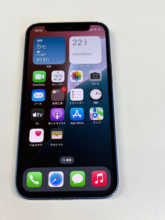 ư�������ʡ�����100% SIM�ե꡼ iPhone12 mini 128GB���֥롼