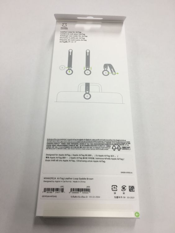 ����̤������ Apple���� AirTag�ѥ쥶���롼�� MX4A2FE/A ������ ����������