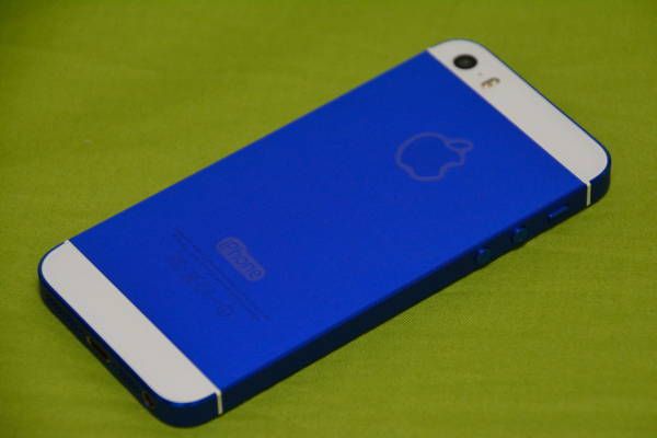 ムスビー｜iPhone 5S 64GB ブルーカスタム SoftBank 外装新品 ○判定 
