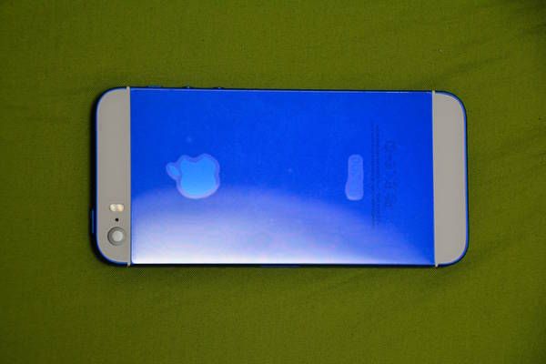 ムスビー｜iPhone 5S 64GB ブルーカスタム SoftBank 外装新品 ○判定 
