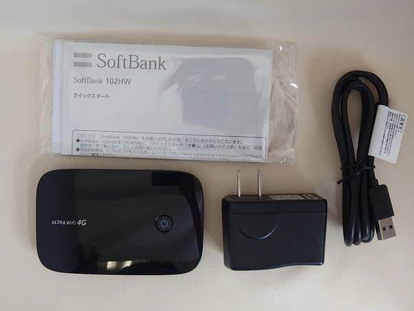 �ڥ���������ۡ�����̵�����ݾ��ա�SoftBank Wi-Fi�롼���� 102HW/36588