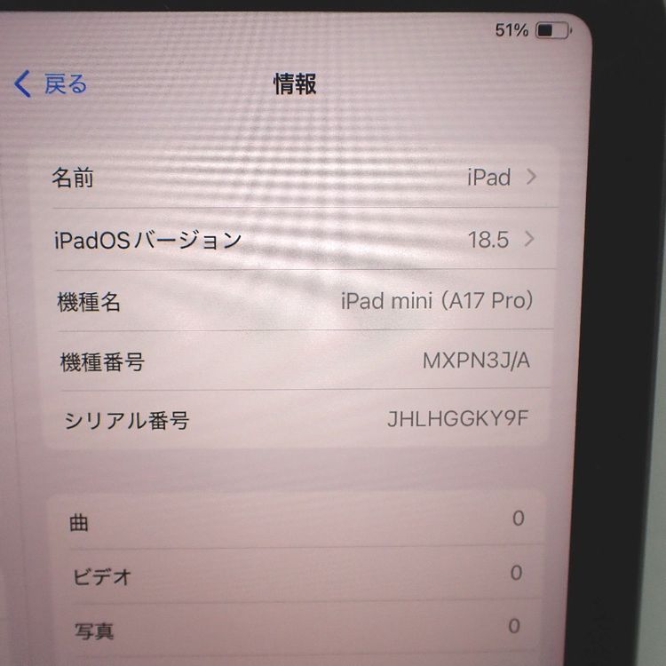 �ڼ��ߤʤߡۡ�Ft1314251��Softbank��iPad mini(A17 Pro) �����