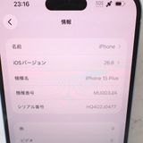 �ڼ��ߤʤߡۡ�Ft650561��au��iPhone15 Plus 128GB�����