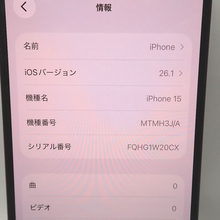 ڼߤʤߡۡFt634761AppleSIMե꡼iPhone15 128GB