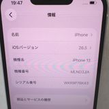 �ڼ��ߤʤߡۡ�Ft1378411��au��iPhone 13 128GB�����