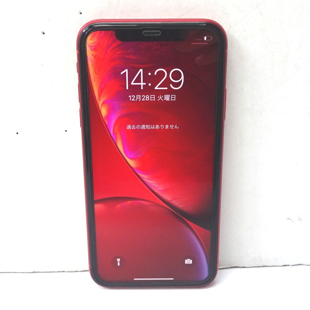ムスビー｜【質みなみ】☆Ft1011881☆au☆iPhone XR 64GB レッド☆中古 