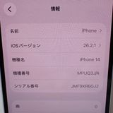 �ڼ��ߤʤߡۡ�Ft1360041�����եȥХ󥯡�iPhone14 128GB�����