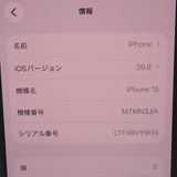 �ڼ��ߤʤߡۡ�Ft647291���ɥ����iPhone15 256GB�����