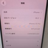 �ڼ��ߤʤߡۡ�Ft1368151��au��iPhone15Pro 256GB�����