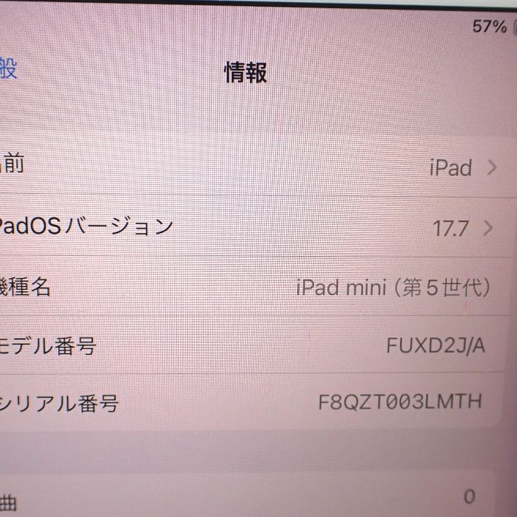 �ڼ��ߤʤߡۡ�Ft635994��SIM�ե꡼��iPad mini ��5���� 256GB�����