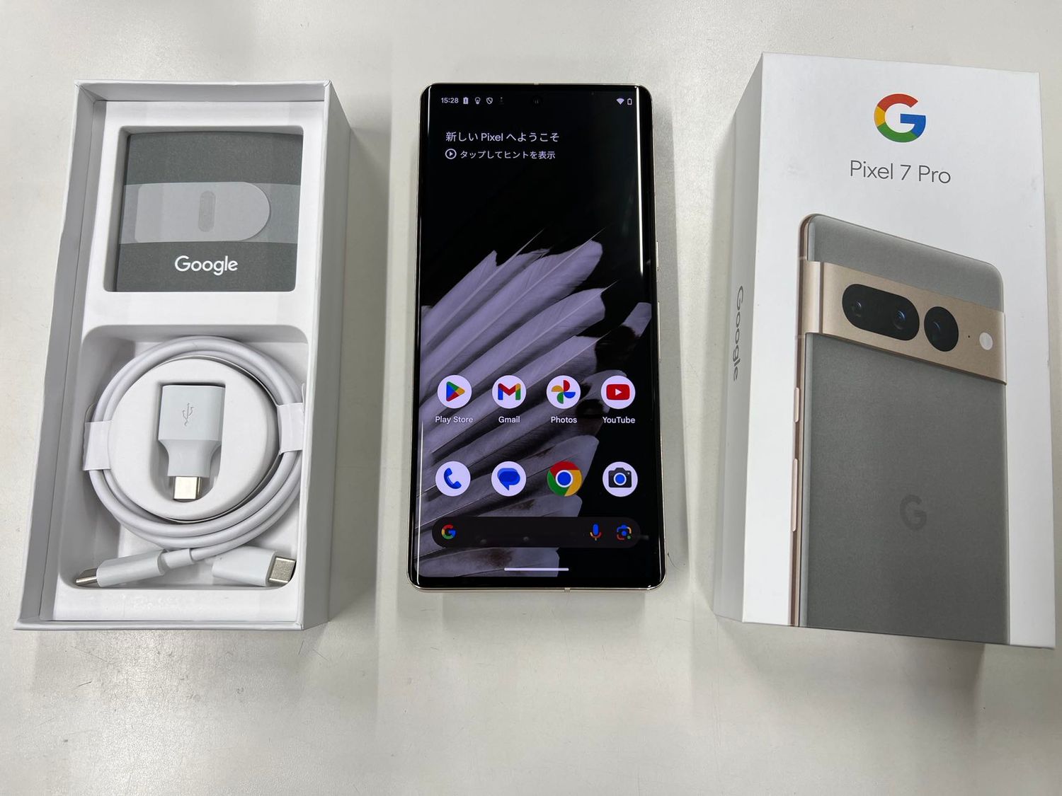 ムスビー｜美品 SIMフリー Pixel 7 Pro 6.7インチ 128GB Hazel 訳アリ  