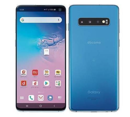ムスビー｜新品 SIMフリーdocomo Galaxy S10 SC-03L ブルー 送料無料  