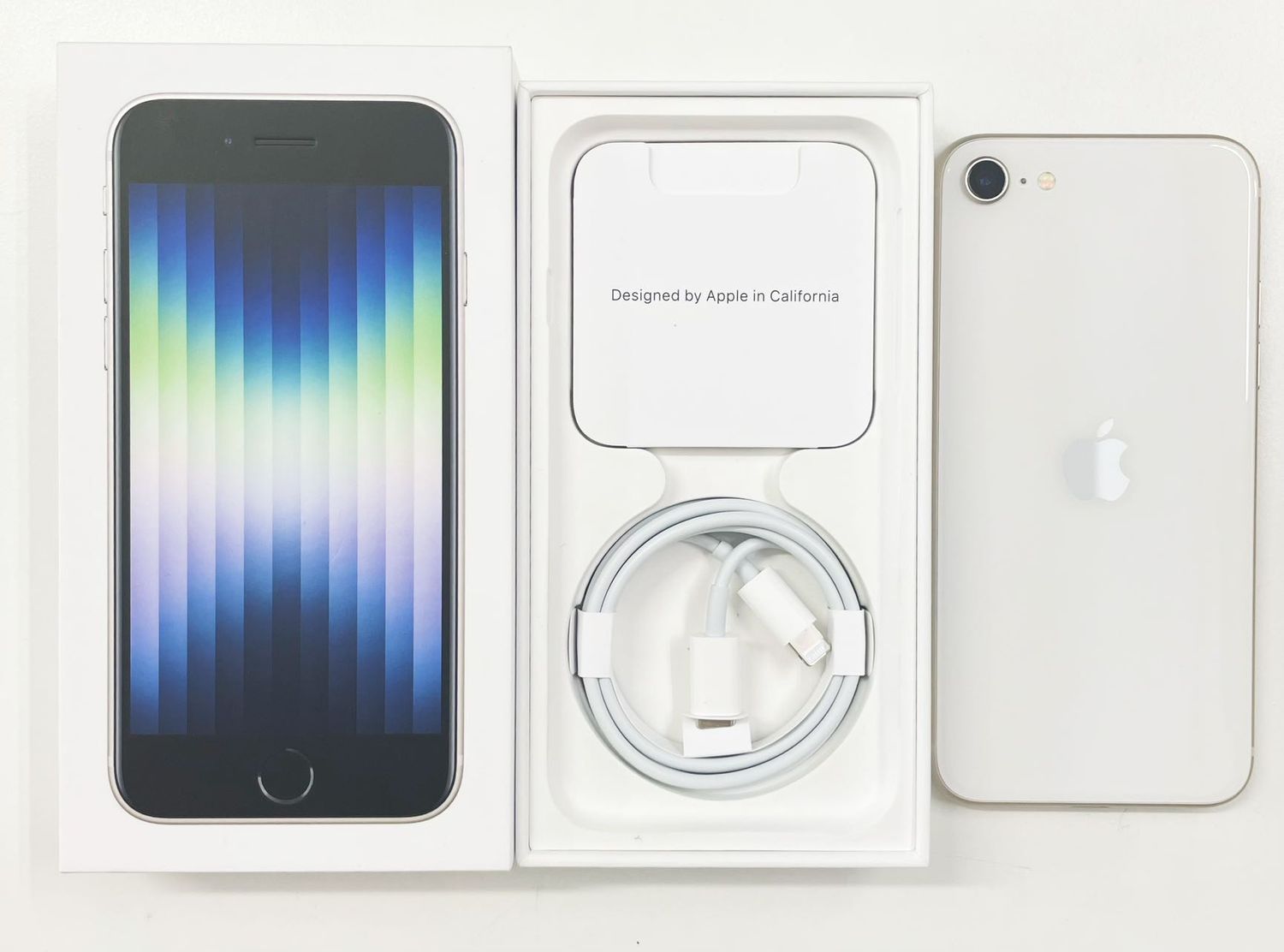 ムスビー｜「新品同様」SIMフリー iPhone SE3 64GB スターライト 
