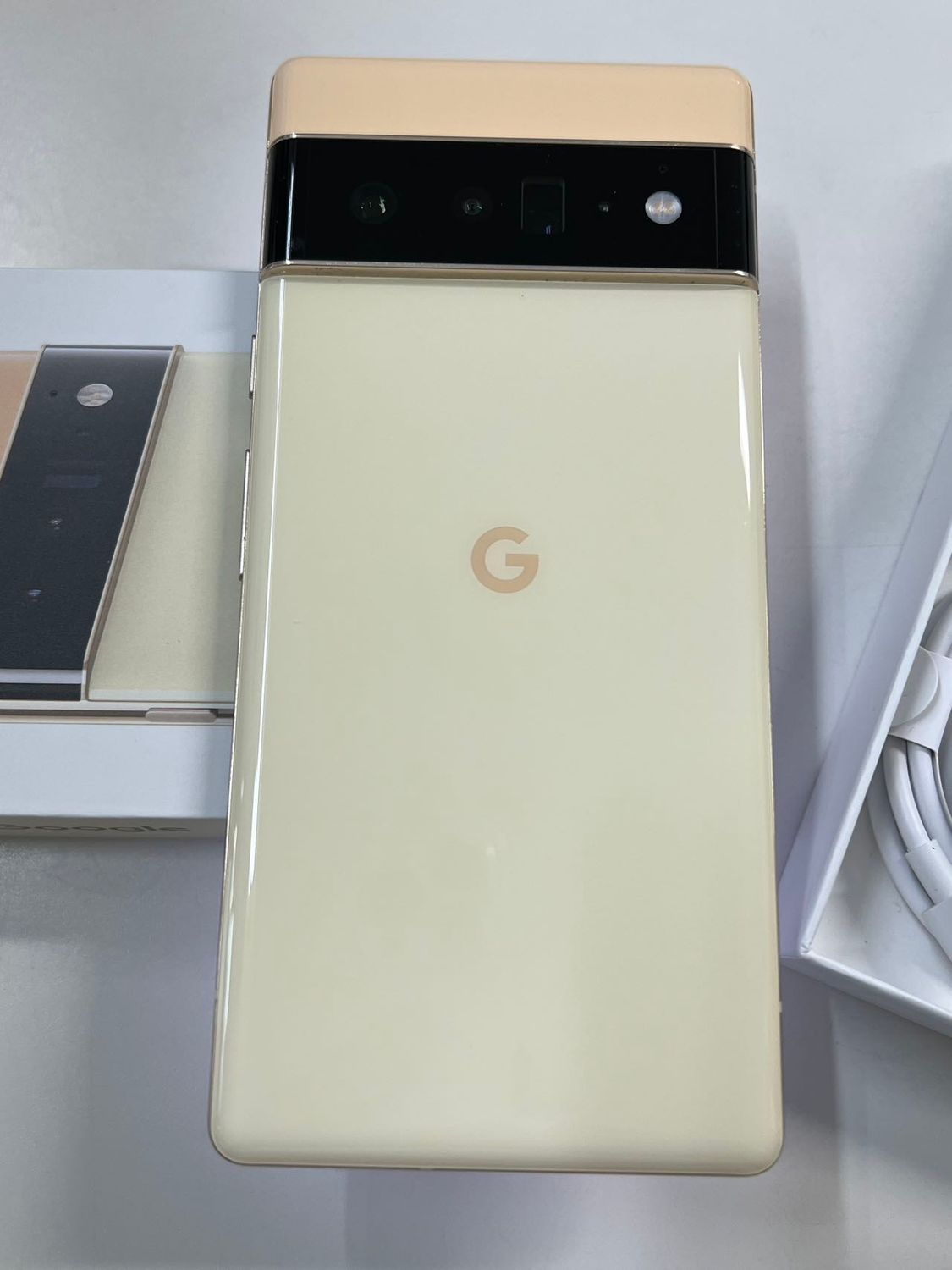 ムスビー｜美品 SIMフリーGoogle Pixel 6 Pro 128GB Sorta Sunny 訳  