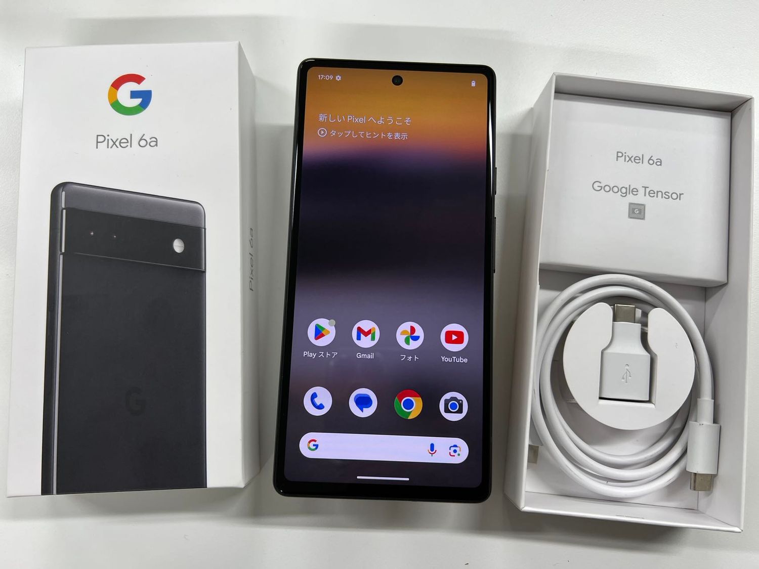 ムスビー｜美品 SIMフリー Google Pixel 6a 128GB Charcoal【Google 