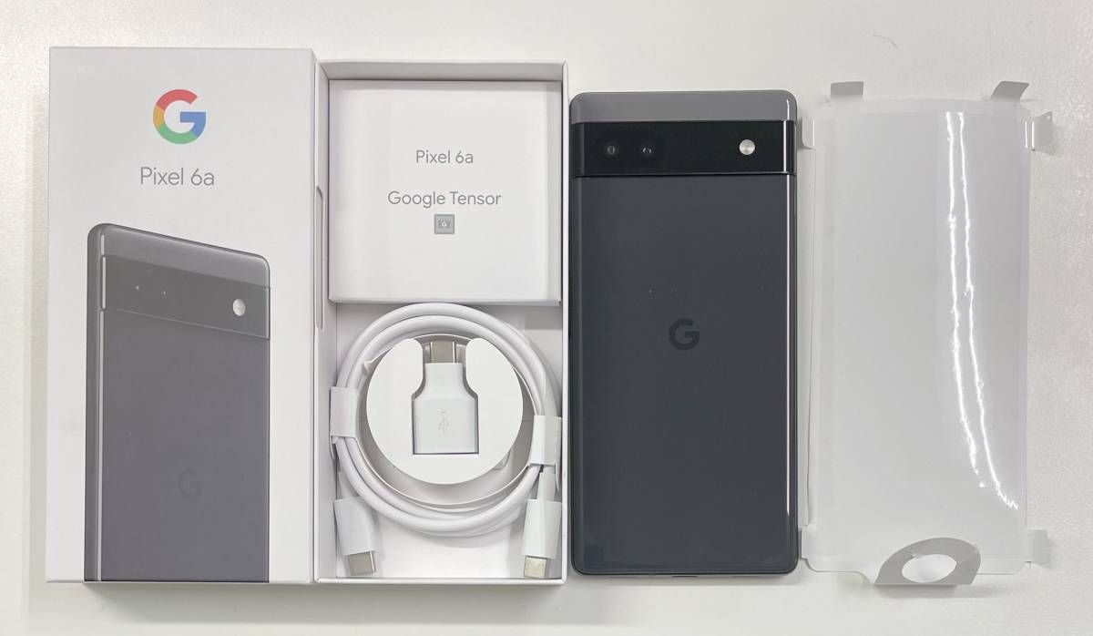 ムスビー｜中古 SIMフリー Google Pixel 6a 128GB Charcoal 一括〇 