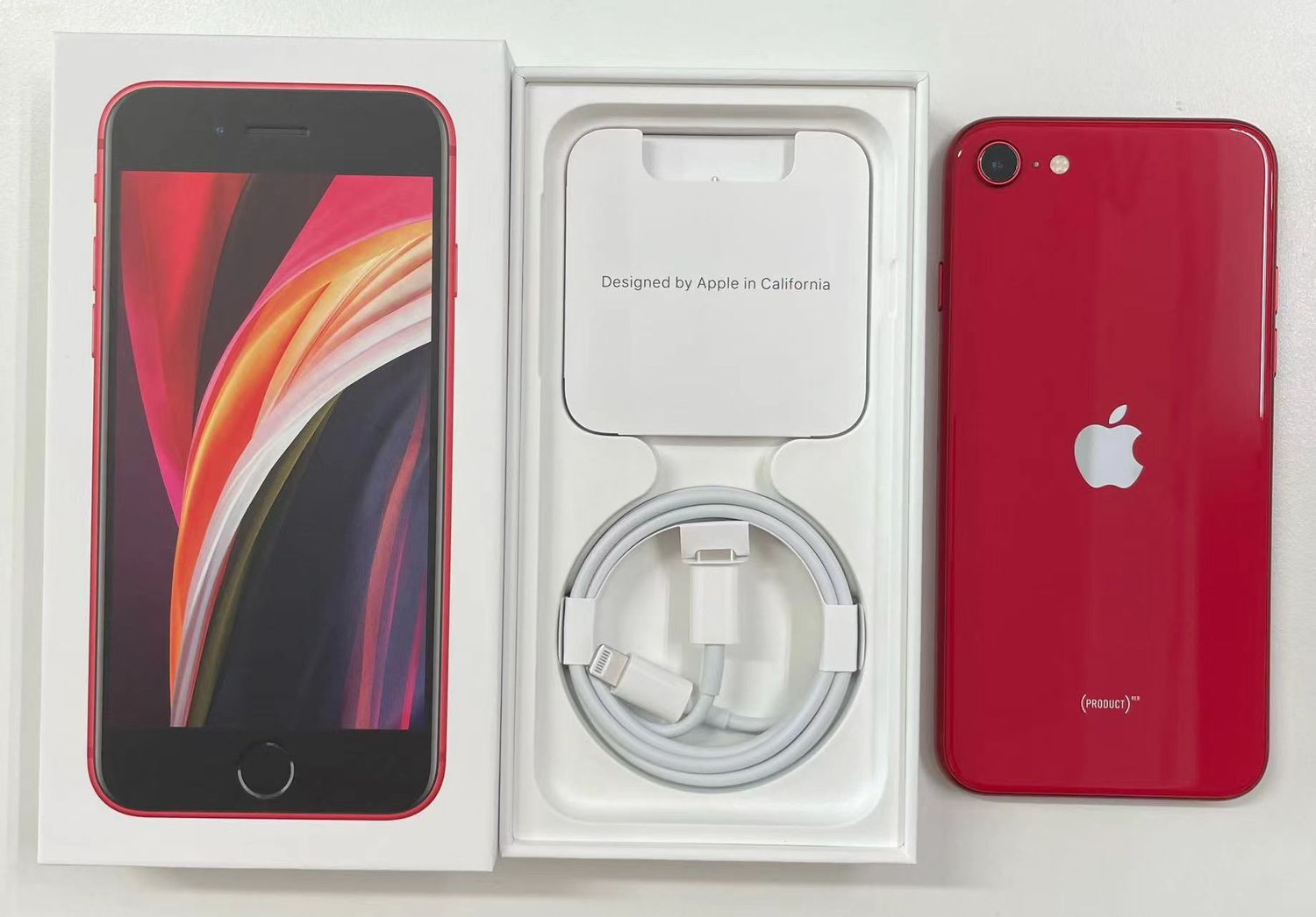 ムスビー｜「中古品」SIMフリー iPhone SE 第2世代 64GB レッド 判定〇 