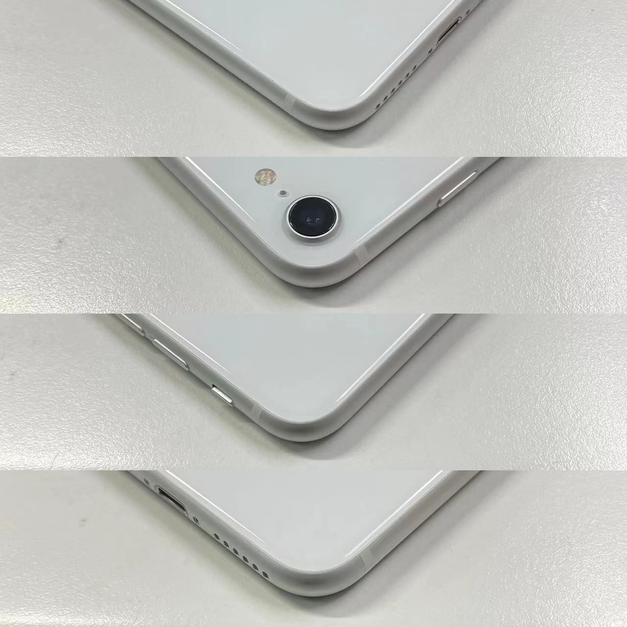 バッテリー100% iPhoneSE2 64GB ホワイト SIMフリー 中古 iPhone SE2 