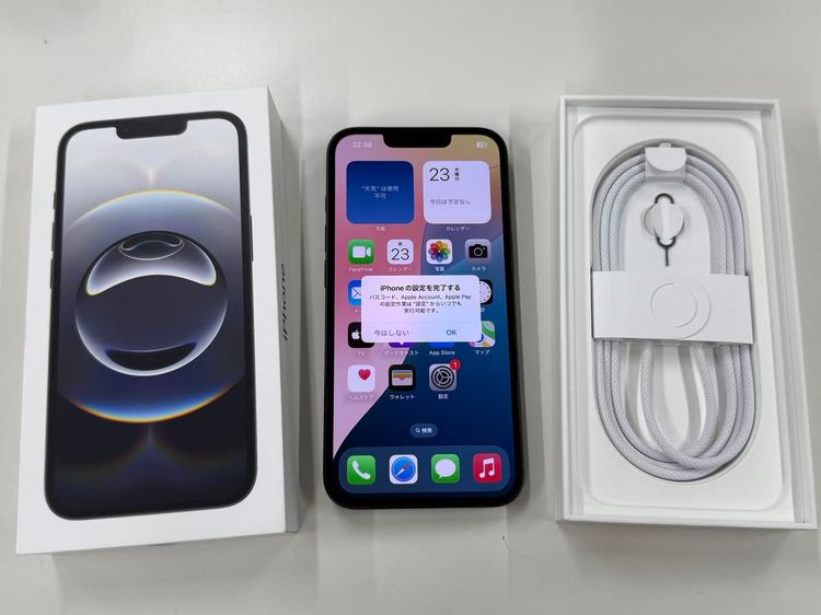 中古 SIMフリーiPhone 16e 512GB MD1X4J/A ブラック 訳アリ