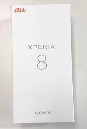 ムスビー｜［新品未使用］SIMフリー XPERIA 8 SOV42 ホワイト 判定〇  