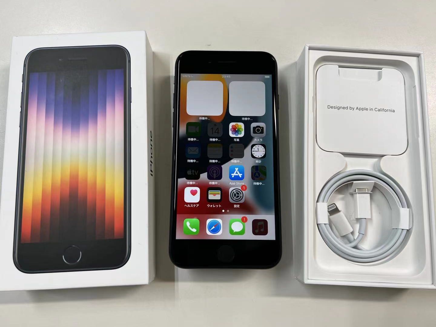 ムスビー｜美品 SIMフリー iPhone SE第3世代 64GB ミッドナイト 判定〇 