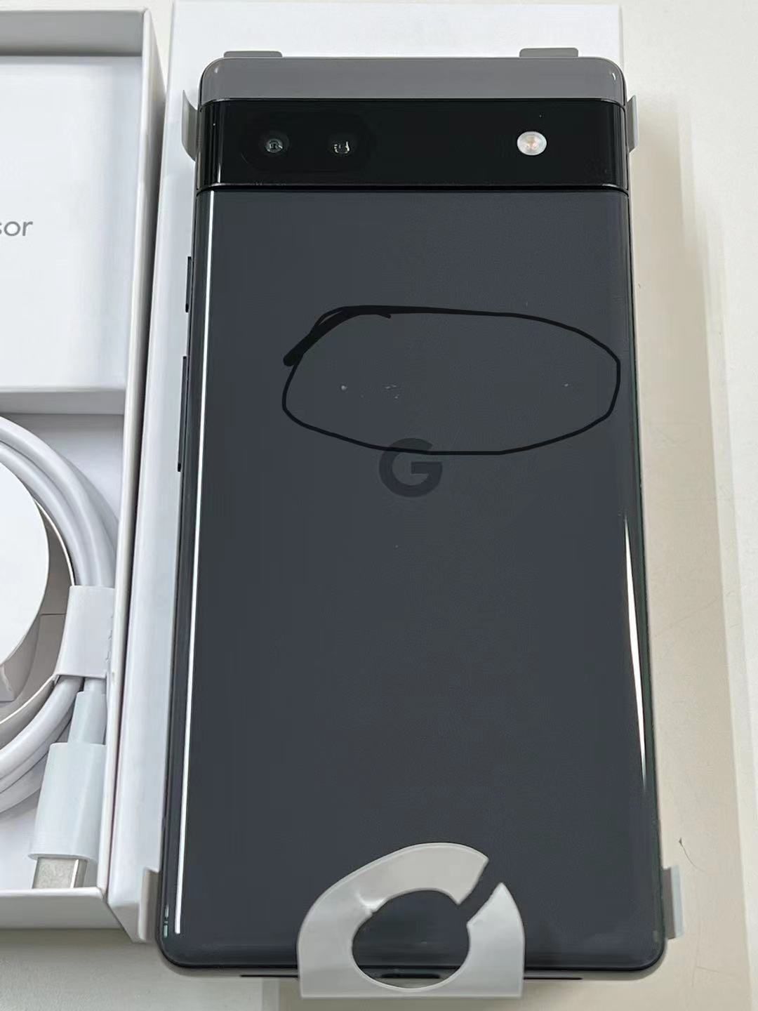 ムスビー｜中古 SIMフリー Google Pixel 6a 128GB Charcoal 一括〇 