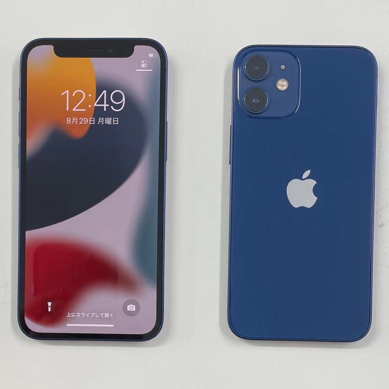 ムスビー｜「中古品」SIMフリー iPhone 12 mini 64GB Blue 判定〇  