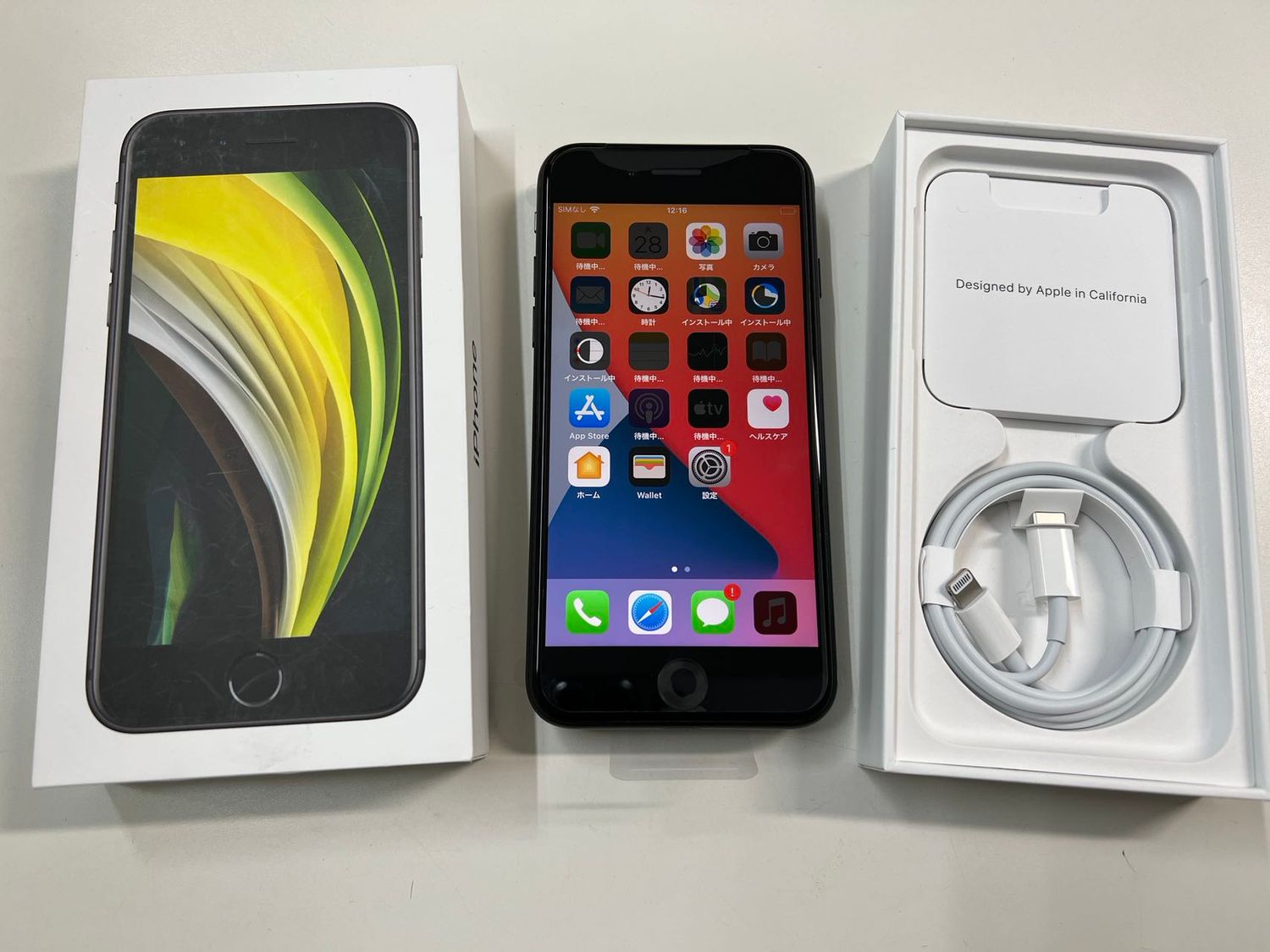 ムスビー｜未使用品 SIMフリー iPhone SE2 64GB Black 一括〇【iPhone 