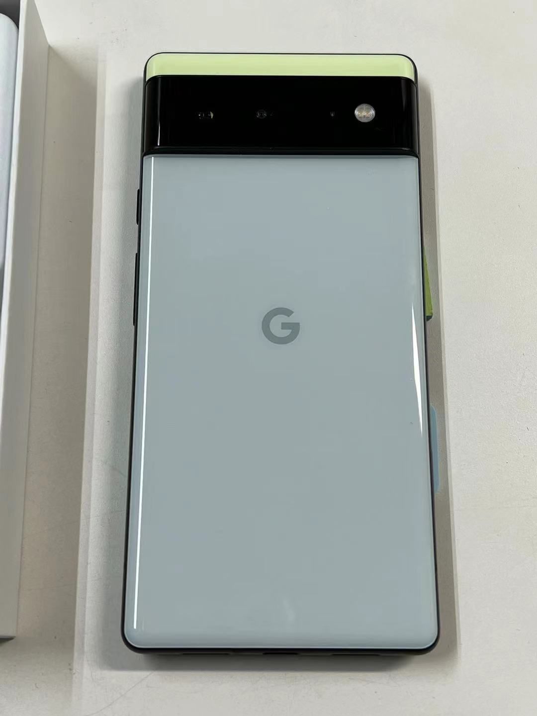 ムスビー｜美品 SIMフリー Google Pixel 6 128GB Sorta Seafoam 訳アリ  
