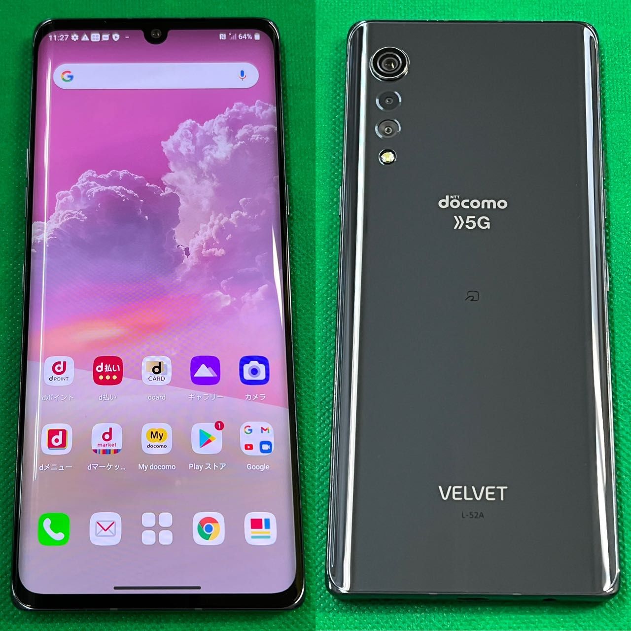 ムスビー｜SIMフリー LG VELVET (5G) L-52A Gray 訳アリ【LG VELVET 