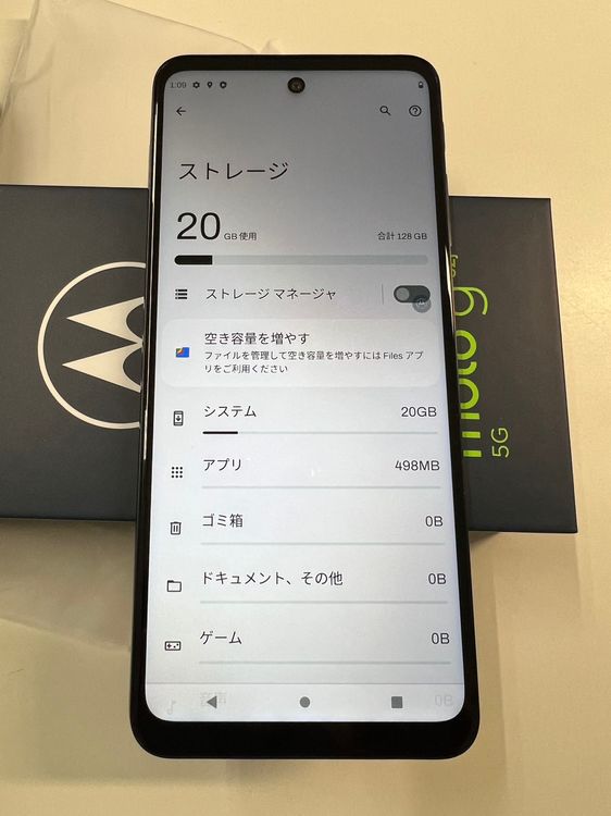   SIMե꡼ moto g52j 5G 128GB  XT2219-1 ֥å
