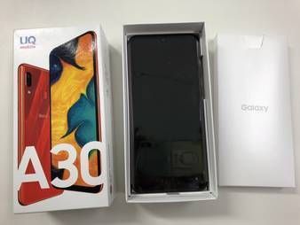 ムスビー｜新品 SIMフリー Galaxy A30 SCV43 レッド SIMロック解除  