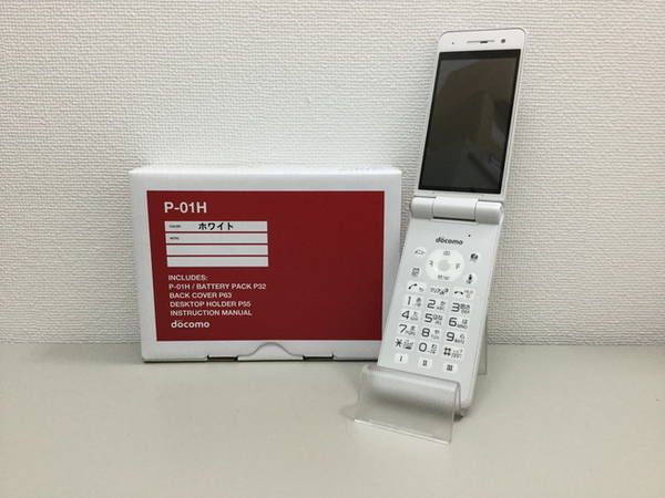 ムスビー｜☆新品未使用 判定○☆docomo ガラケー P-01H ホワイト【P  