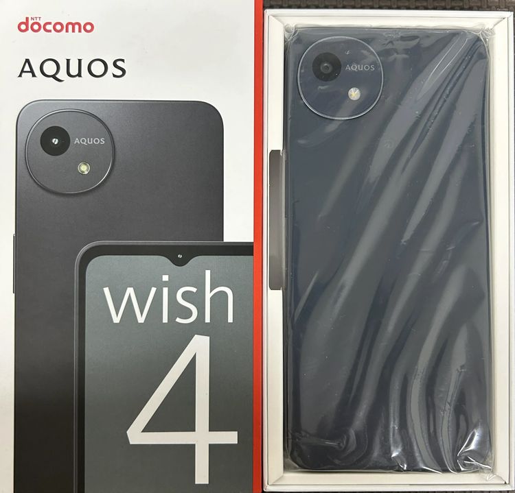 �ڿ���Ʊ���ʡ�̤�����ʡˡ�AQUOS wish4 SH-52E 64GB �֥�å� SIM�ե꡼