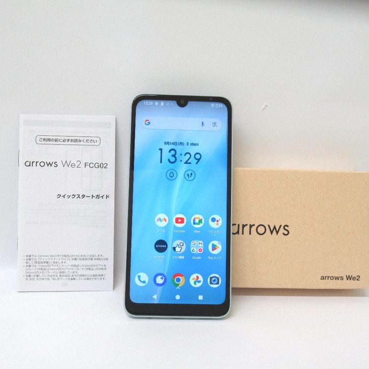 �ڼ��ߤʤߡۡ�12��au��arrows We2 64GB FCG02 �饤�ȥ֥롼 ���ʡ����¡�