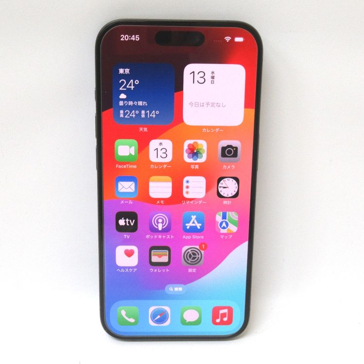 �ڼ��ߤʤߡۡ�36��SIM�ե꡼��iPhone15 Pro 256GB MTUC3J/A ����