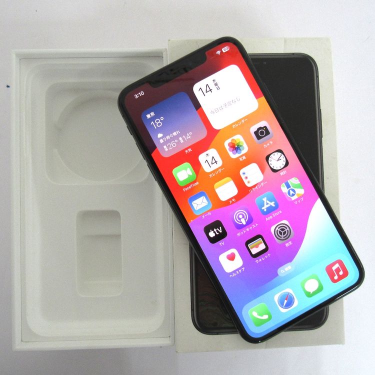�ڼ��ߤʤߡۢ�Softbank��iphoneXsMax MT6U2J/A 256G ��Ƚ�ꢣ���