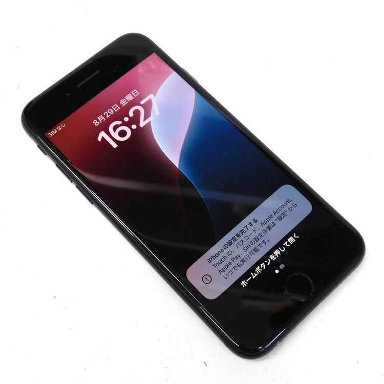 �ڼ��ߤʤߡۢ�au��iPhone SE ��2���� MX9R2J/A 64GB �֥�å� �������