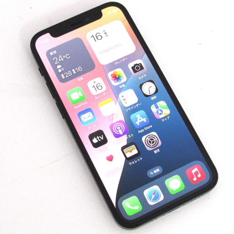 �ڼ��ߤʤߡۢ�SIM�ե꡼��iphone12mini MGDJ3J/A 128GB �֥�å������