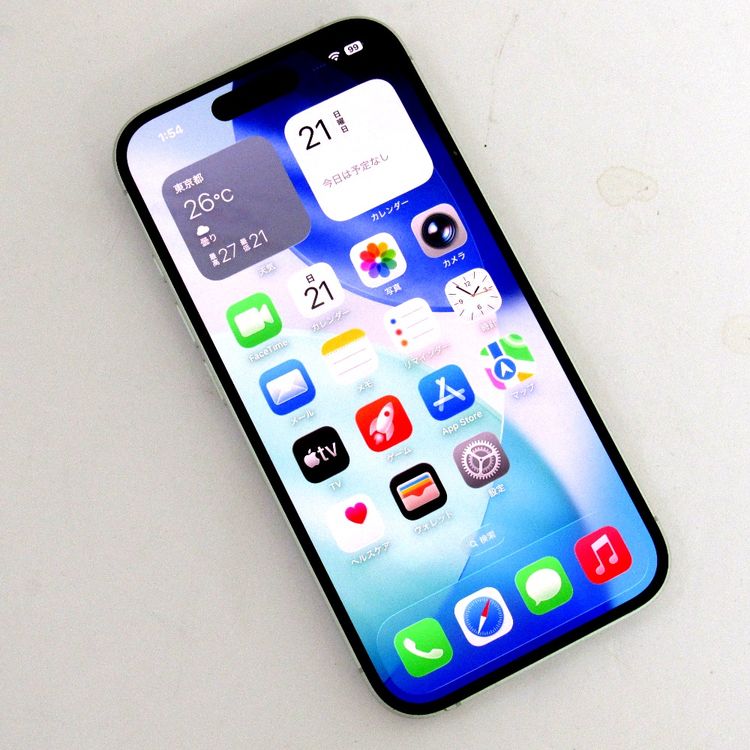 �ڼ��ߤʤߡۢ�Softbank��iphone16 MYDR3J/A 128GB  �ۥ磻�� �������