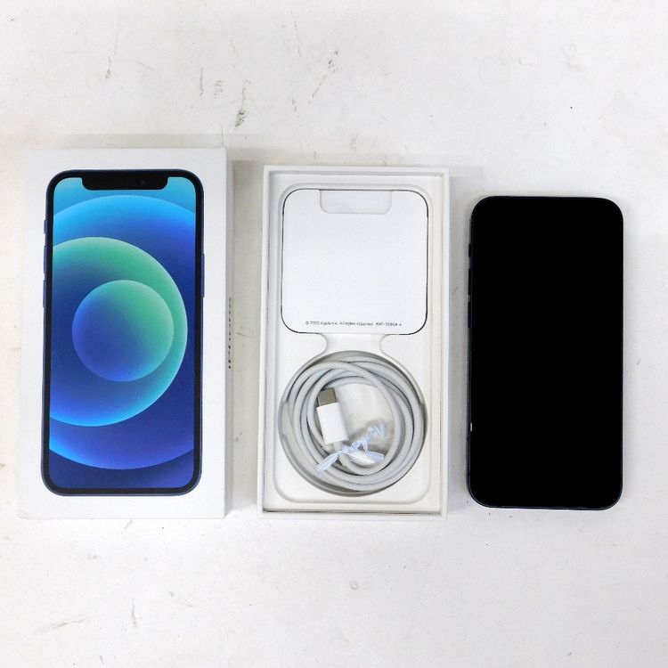 �ڼ��ߤʤߡۢ�SIM�ե꡼��iPhone12mini MGDP3J/A 128GB �֥롼���������